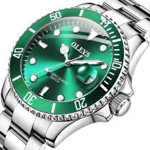 OLEVS 5885 Fashion Men Quartz WristWatch Fashion Business Men Power Reserve Stainless Steel Hand Watch